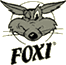 Foxi logo, a fox winking