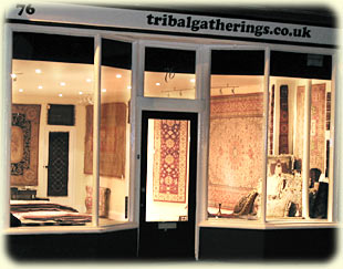 Tribal Gatherings Shop Front, Night View